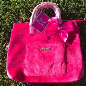 Pink Juicy Couture backpack/purse
